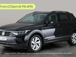 Black Used 2022 VW Tiguan Life SUV | £16,883 (Good price)