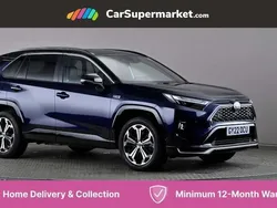 Blue/black Used 2022 Toyota RAV4 Hybrid SUV | £30,987 (Good price)