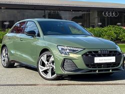 Green Used 2025 Audi A3 Black Edition Hatchback | £29,750 (Expensive)