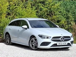 White Used 2021 Mercedes CLA180 AMG line Sedan | £23,698 (Fair price)