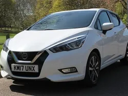 White Used 2017 Nissan Micra N-Connecta Hatchback | £7,995 (Fair price)