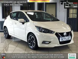 White Used 2022 Nissan Micra Acenta Hatchback | £11,440 (Fair price)