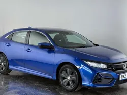 Blue Used 2021 Honda Civic SE Hatchback | £12,900 (Good price)
