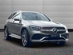 Silver Used 2022 Mercedes GLC300 AMG Line Premium SUV | £34,990 (Fair price)