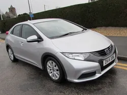 Silver Used 2014 Honda Civic SE Hatchback | £4,295 (Fair price)