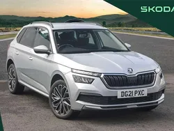 Brilliant silver metallic Used 2021 Skoda Kamiq SE Drive SUV | £14,495 (Fair price)