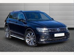Black Used 2017 VW Tiguan R-line SUV | £17,950 (Fair price)