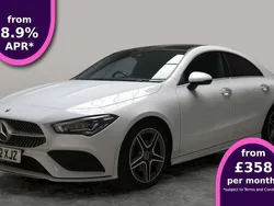White Used 2022 Mercedes CLA180 AMG Line Premium Plus Sedan | £26,605 (Fair price)