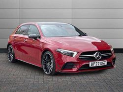 Red Used 2022 Mercedes A35 AMG Premium Plus Hatchback | £27,395 (Fair price)