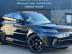 Santorini black metallic Used 2019 Land Rover Range Rover Sport SVR SUV | £50,750 (Fair price)