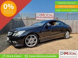 Black Used 2010 Mercedes E250 Coupe | £3,840 (Fair price)