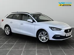 White Used 2021 Seat Leon SE Dynamic Estate | £12,395 (Fair price)