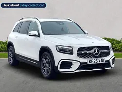 White Used 2025 Mercedes GLB200 Executive SUV | £35,524 (Expensive)