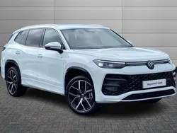 Pure white New 2025 VW Tayron R-line SUV | £42,695 (Fair price)
