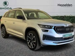 Brilliant silver metallic Used 2022 Skoda Kodiaq SportLine SUV | £26,493 (Fair price)