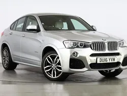 Silver Used 2016 BMW X4 M Sport SUV | £18,350 (Fair price)