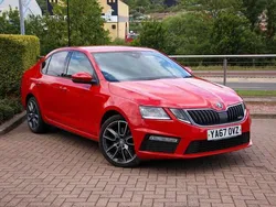Red Used 2017 Skoda Octavia vRS Hatchback | £15,480 (Fair price)