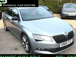 Business grey metallic Used 2018 Skoda Superb SportLine Estate | £16,395 (Fair price)