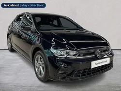 Black Used 2024 VW Polo R-line Hatchback | £20,956 (Fair price)