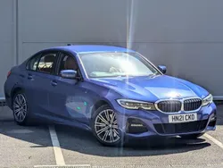 Blue Used 2021 BMW 330e M Sport Sedan | £16,495 (Good price)