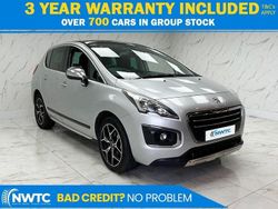 Silver Used 2017 Peugeot 3008 Allure SUV | £9,395 (Super price)