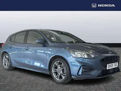 Blue Used 2019 Ford Focus ST-Line Hatchback | £10,750 (Fair price)