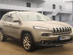 Beige Used 2017 Jeep Cherokee Limited SUV | £9,480 (Fair price)