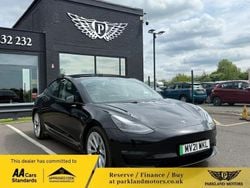 Black Used 2021 Tesla Model 3 Long Range AWD Sedan | £14,495 (Fair price)