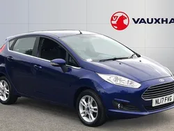 Blue Used 2017 Ford Fiesta Zetec Hatchback | £7,291 (A bit pricey)