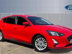 Race red (standard paint) Used 2019 Ford Focus Titanium Hatchback | £10,270 (Fair price)