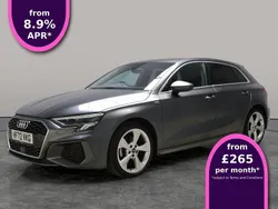 Grey Used 2022 Audi A3 Sportback S-Line Hatchback | £19,822 (Fair price)