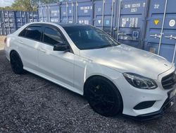 White Used 2015 Mercedes E350 AMG Sedan | £10,995 (Fair price)