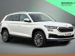 Moon white metallic Used 2024 Skoda Kodiaq SE L Executive SUV | £28,500 (Fair price)