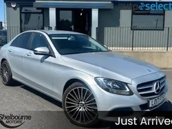 Silver Used 2017 Mercedes C220 SE Sedan | £10,599 (Super price)