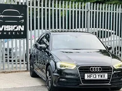 Black Used 2013 Audi A3 S-Line Hatchback | £6,195 (A bit pricey)