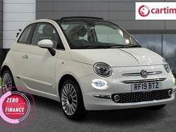 White Used 2019 Fiat 500C Lounge Cabriolet | £7,555 (Fair price)