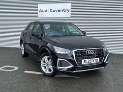 Brilliant black Used 2025 Audi Q2 Sport SUV | £28,490