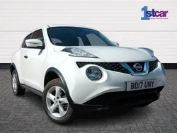 White Used 2017 Nissan Juke Visia SUV | £5,689 (Good price)