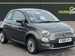 Groove grey metallic Used 2018 Fiat 500 Lounge Hatchback | £7,250 (Fair price)