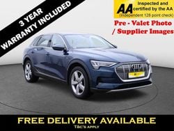 Blue Used 2021 Audi e-tron Advanced SUV | £17,695 (Fair price)
