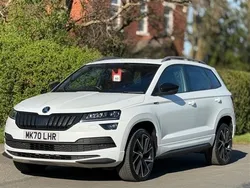 White Used 2020 Skoda Karoq SportLine SUV | £19,999 (Expensive)