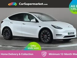 White Used 2022 Tesla Model Y Performance SUV | £28,697 (Fair price)