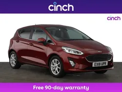 Red Used 2018 Ford Fiesta Zetec Hatchback | £9,099 (Fair price)