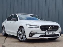 White Used 2021 Volvo S90 R-Design Sedan | £21,498 (Fair price)