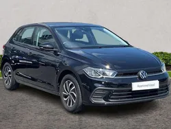 Black Used 2023 VW Polo Life Hatchback | £16,795 (Fair price)