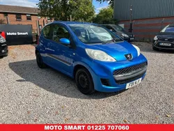 Blue Used 2011 Peugeot 107 Hatchback | £2,995 (Expensive)