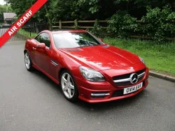 Red Used 2014 Mercedes SLK200 AMG Cabriolet | £8,495 (Fair price)