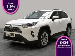 White Used 2021 Toyota RAV4 Hybrid SUV | £27,486 (Fair price)