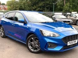 Blue Used 2019 Ford Focus ST-Line Hatchback | £9,995 (Fair price)