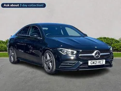 Black Used 2021 Mercedes CLA220 AMG line Sedan | £21,999 (Super price)